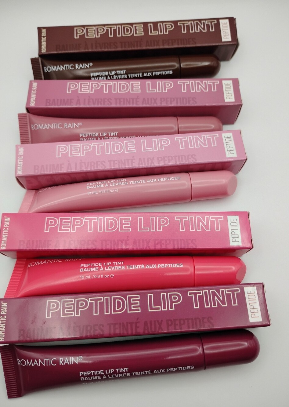 5 Peptide Lip Tints - Pink Shades
